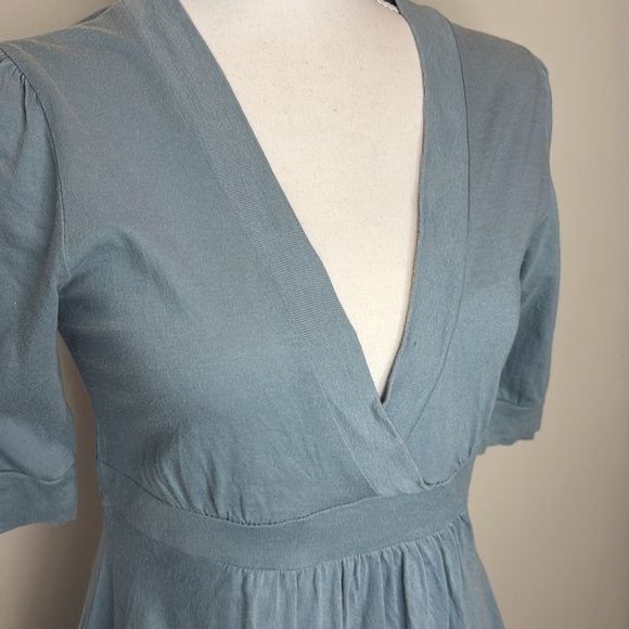 Duckhead Seafoam Blue Babydoll Top With Empire Waist - Picture 4 of 8